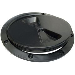 RWO Screw Insp Cover Black 150mm + Seal R4062